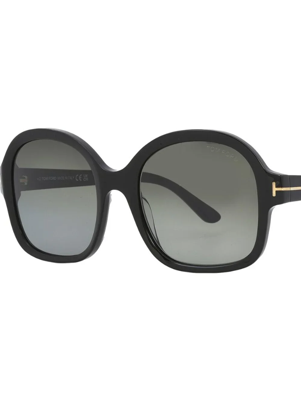 NEW TOM FORD TF1034 01B BLACK GREY GRADIENT AUTHENTIC SUNGLASSES